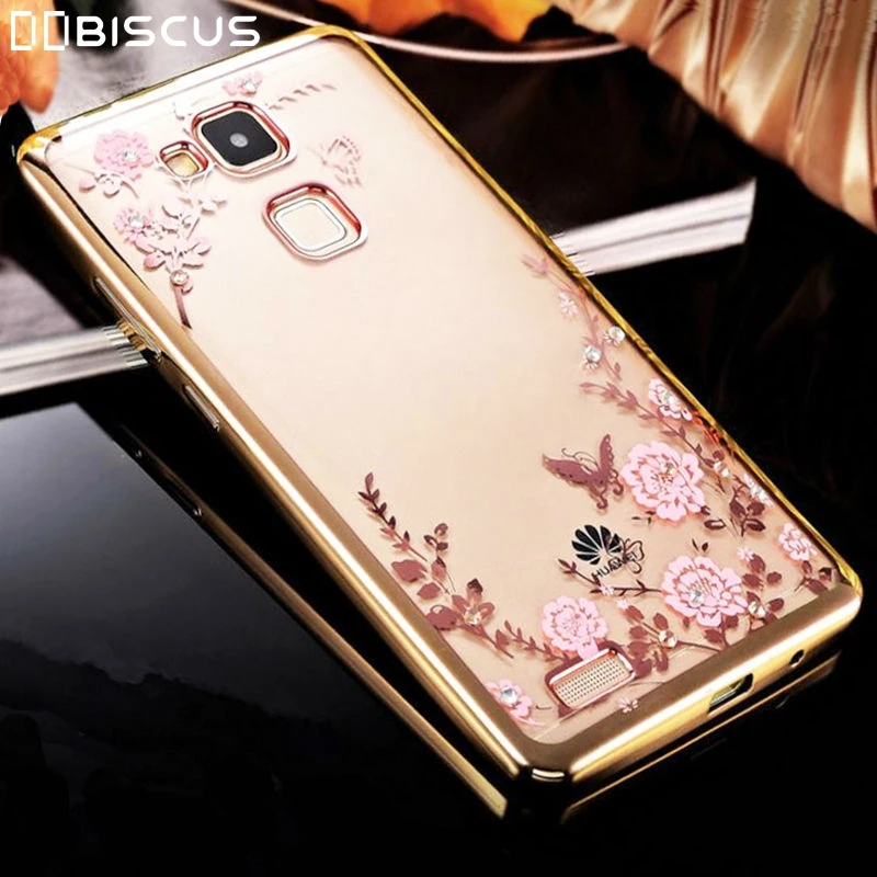 

Flower Soft TPU Glitter Silicone Case For Huawei Honor 5X 5 X X5 KII-L21 KII-L22 KII-L03 Cover For GR5 GR 5 KII L21 L22 L03 L23