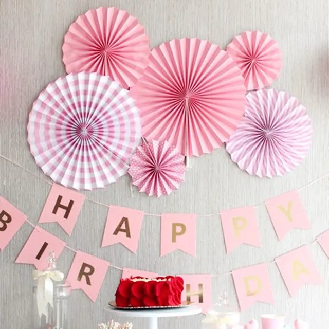 10 inch 25cm tissue paper fan flower wedding birthday hanging paper fan flower decorations