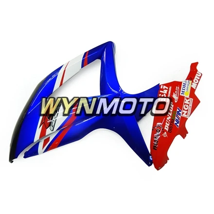 Полная abs инъекций Обтекатели для Suzuki GSXR600-750 K8 2008 2009 2010 синий и красный цвета мотоциклов обтекателя Наборы Чехлы для мангала Cowling кузов