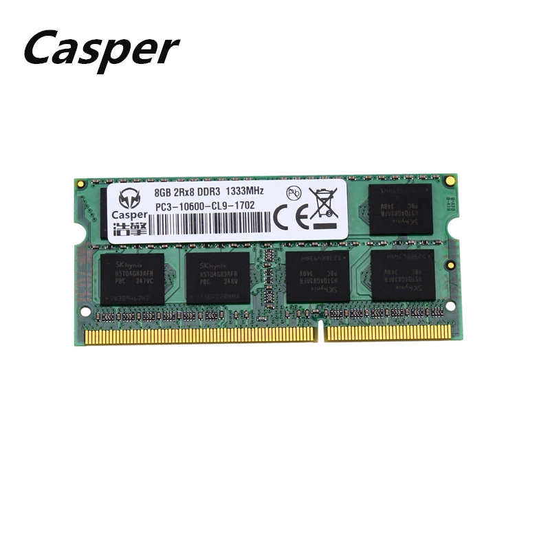 

Casper Sodimm DDR3 8GB 1600 And 1333 MHz 204-Pin 1.5V Laptop Ram SO-DIMM Notebook Memory