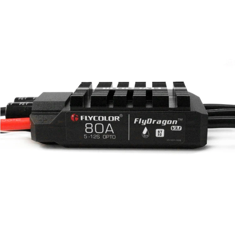 Flycolor FlyDragon 80A V3 ESC Waterproof 12S OPTO