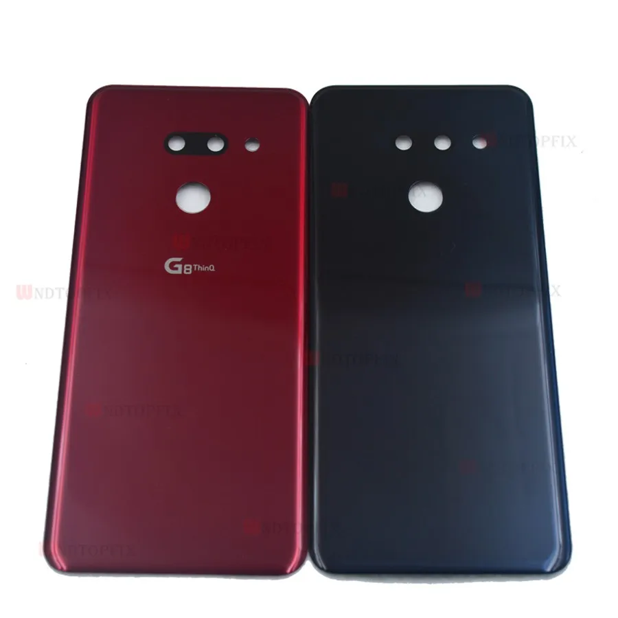 Стекло для LG G8 ThinQ Батарея крышка дверца батарейного G820 G820N G820QM7 сзади Корпус задний Чехол с клей Запасная часть