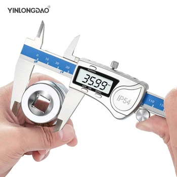 

Measuring Tool 0-150/200/300mm Digital Caliper Stainless Steel Standard Vernier Caliper High Precision 0.001 Industrial Grade