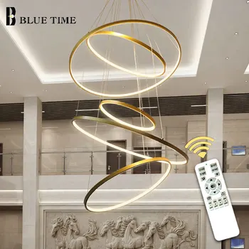 

Gold&Black&White Circle Modern LED Pendant Light Home Living Room Dining room Luminaires LED Ceiling Pendant Lamp Hanging Lamps