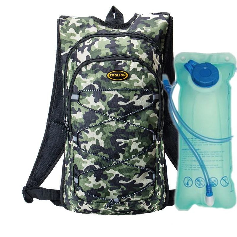 

12L Bicycle Backpack Outdoor Sports Bags 3P Tactical Camouflage Nylon Riding Backpacks Cycling Running Camping Hiking Rucksack