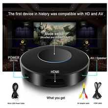HFLY WIFI wireless HDMI/AV display Receiver Dongle,1080P HD TV sticker-streaming media support Miracast airplay DNLA chromecast