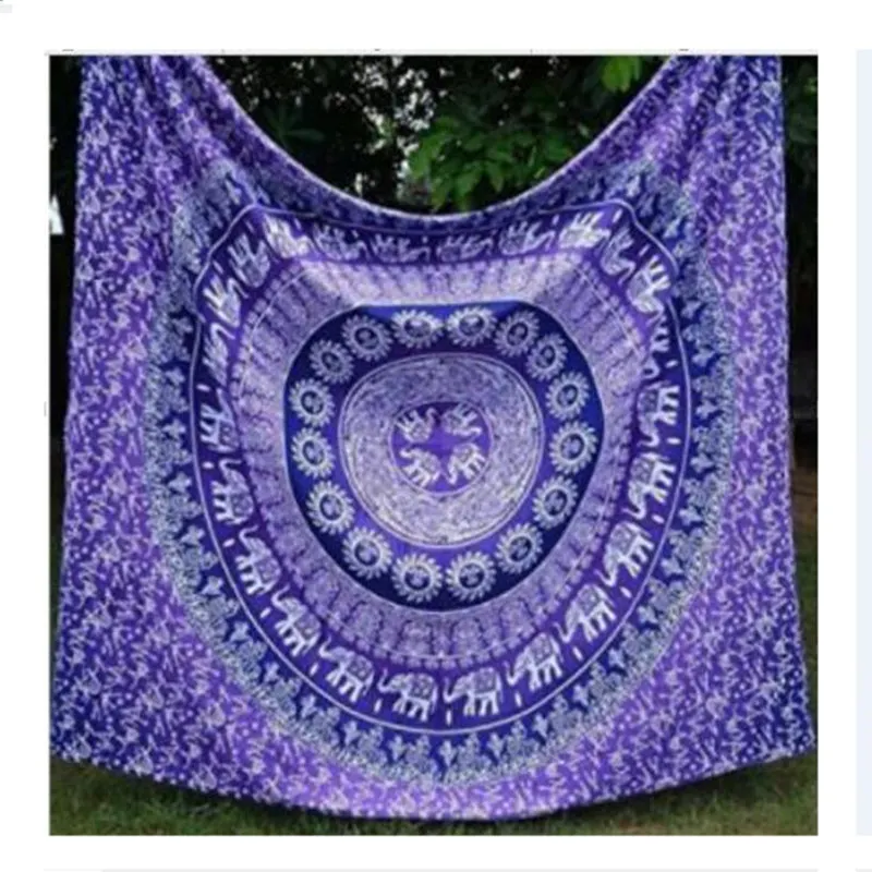 

Retro Mandala Series Tapestry Beach Blanket Yoga Sofa Dorm Hippie Wall Hanging Home Room Decor Tapestry w3-new-LS-MTL01-12