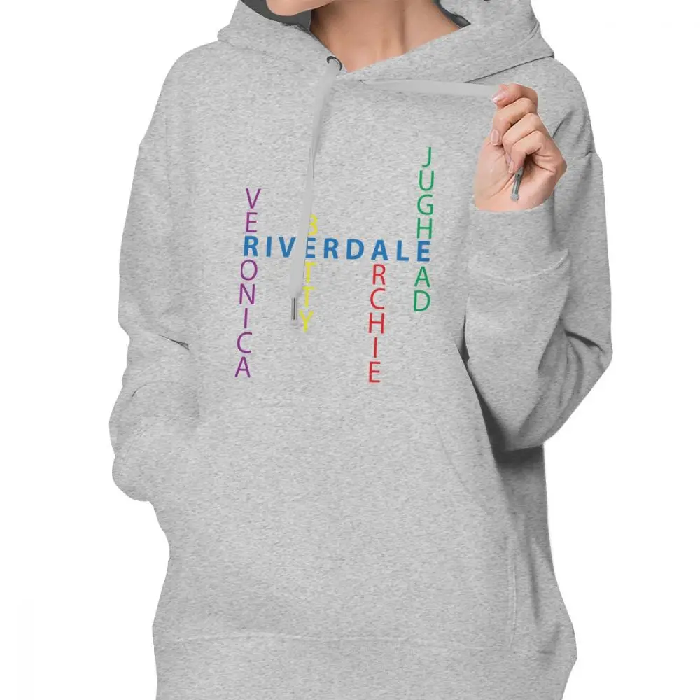  Riverdale Archie Hoodie Riverdale Hoodies Oversized Street wear Hoodies Women Sweet Black Printed C
