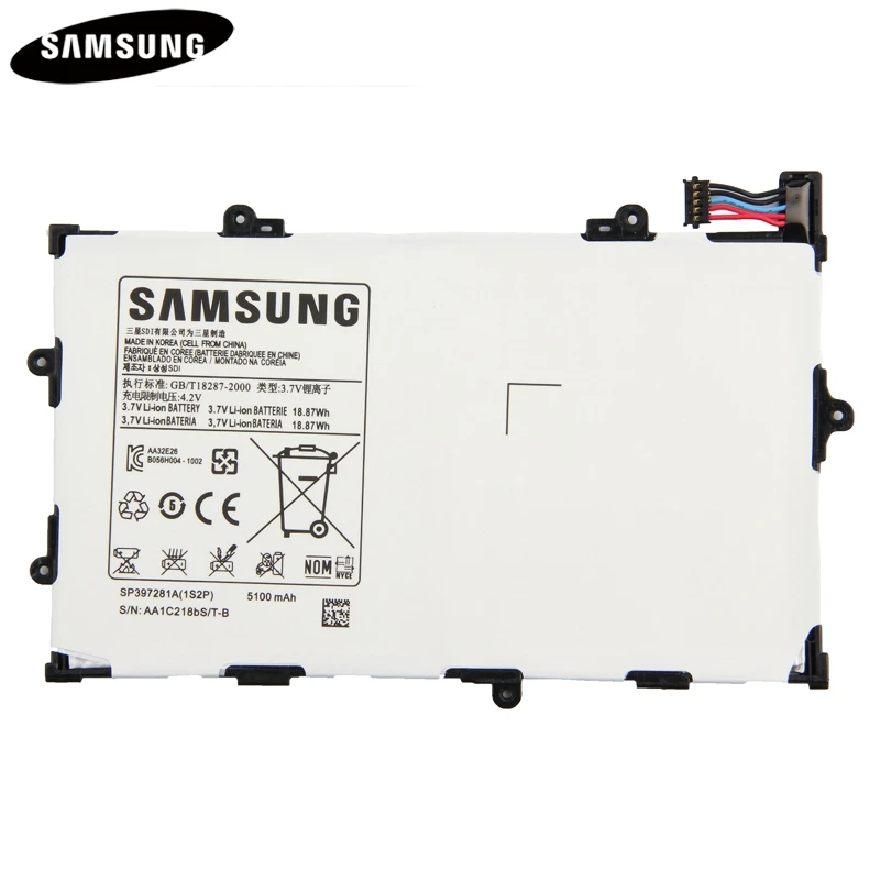 Samsung Galaxy Tab 7.7 LTE i815 Verizon Parts #258 OEM Battery SP397281A 1S2P 