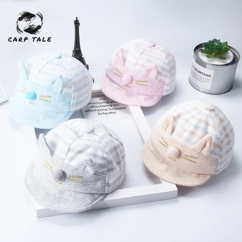 

2019 New Cute Baby Girl Boy Hat Newborn Infant Toddler Cap Girl Boy Unisex Cotton Baseball Cap Kids Hat Children Sun Hats