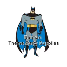 Для 10 детей набор для вечеринки Бэтмен посуда тарелка салфетки баннер для вечеринки в честь Дня Рождения украшения Конфетница наборы; детский душ