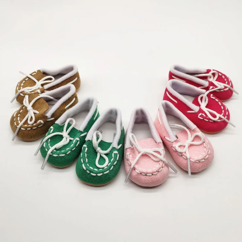 

Doll Accessories 7CM Doll Shoes 45CM Born Baby Doll Shoes For 18Inch Doll