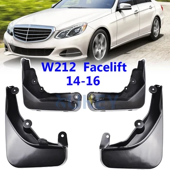 

Accessories Set Molded Mud Flaps Fit For Benz E Class E-Class W212 2014 2015 2016 Mudflaps Splash Guards Front Rear Mudguards