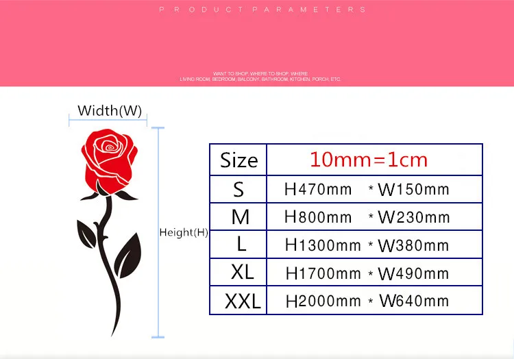 5 размеров, многокомпонентный узор розы, 3D акриловая декоративная наклейка на стену, сделай сам, настенный плакат, домашний декор, для спальни, Настенная Наклейка