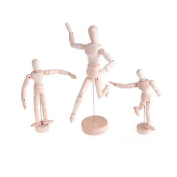 

Hot! 4.5''/5.5'' 8" Drawing Collectible Model Toy Wooden Human Male Manikin Jointed Mannequin Puppet New Sale