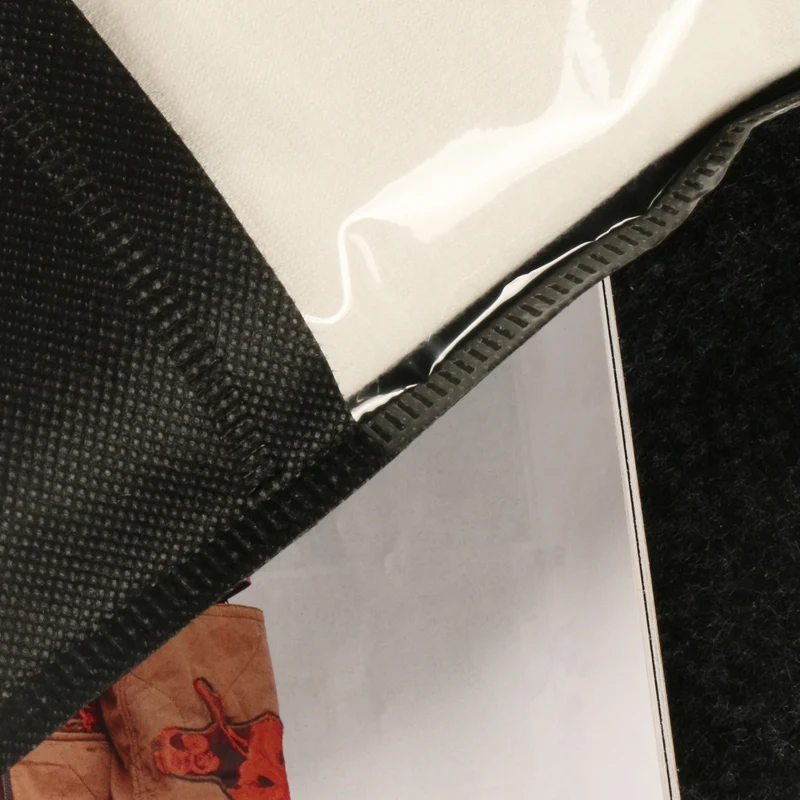 Прозрачное окно нетканый задняя застежка молния Ziplock упаковка сумка скользящий