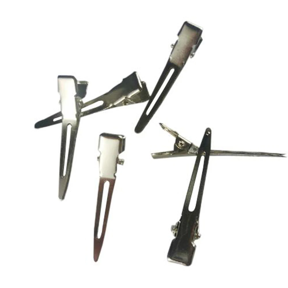 

100Pcs/Lot 45mm(1 3/4 Inch)Single Prong Alligator Clips with No Teeth Boutique Hair Accessories Drop Shipping
