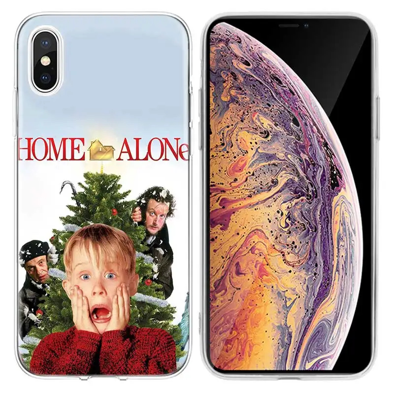 Чехол для Apple iPhone 7 5 5S SE 5C 6 6S 8 6/6S 7/7S 8/8S Plus чехол для iPhone 11 11Pro X XR XS MAX Home Alone мягкий чехол с принтом - Цвет: 02