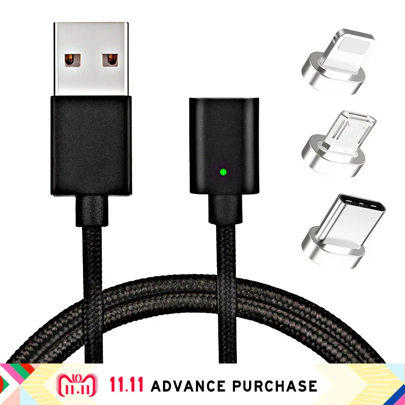 Один плюс 3 в одном Магнитный usb кабель зарядное устройство адаптер Универсальная