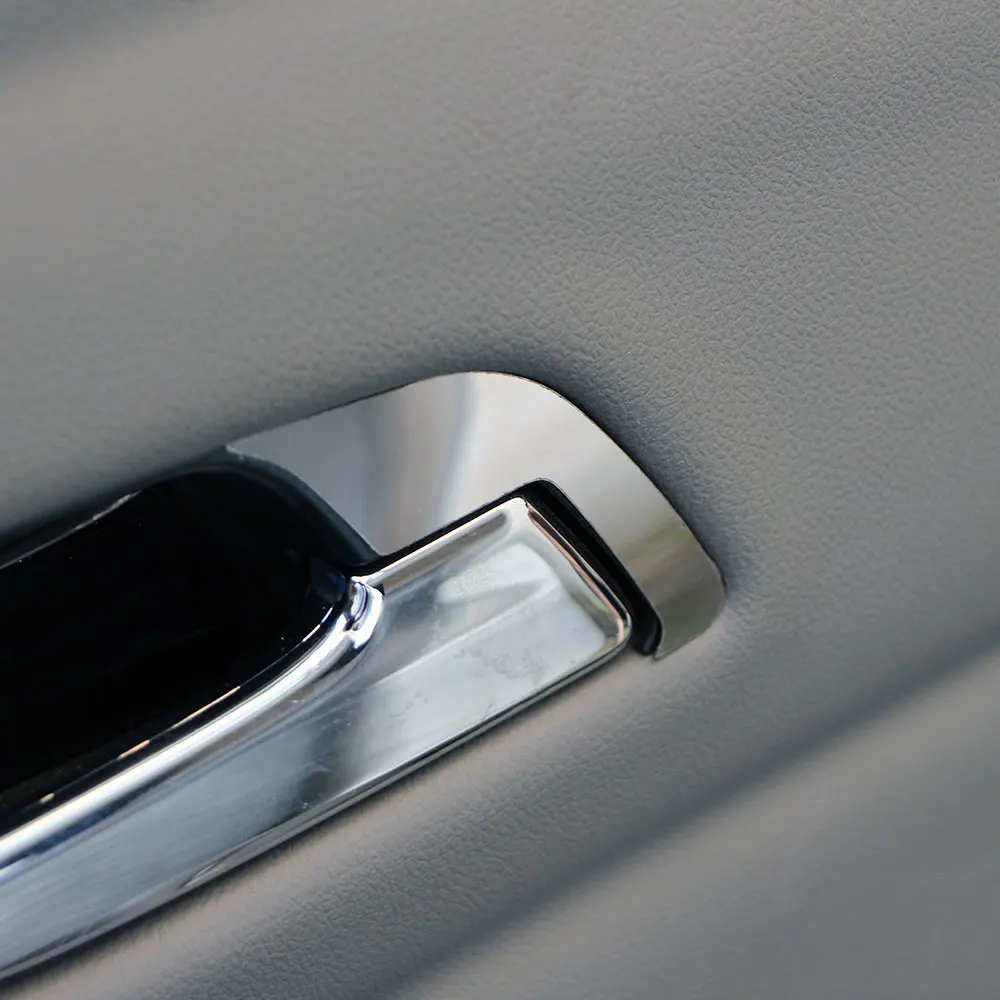 

Color My Life Stainless Steel Car Inner Door Handle Circle Cover Trim Car Sticker for Chevrolet Chevy Malibu Trax 2012 - 2016