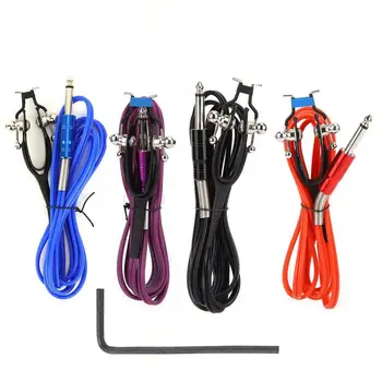 

Tattoo Pen 4 Colors 1.8m Tattoo Power Supply Silicone Clip Cord Tattoo Hook Line for Tattoo Machine Permanent Make Up Machine s