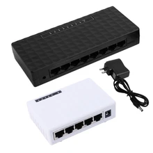5 портов/8 портов RJ-45 10/100 Мбит/с Ethernet сетевой настольный коммутатор Auto-MDI/MDIX концентратор US Plug Высокое качество C26