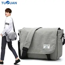 Tuguan Unisex Messenger Bags Korean Waterproof Famous Brand Women Men Business School Student Satchel Bag Crossbody Shoulder Bag