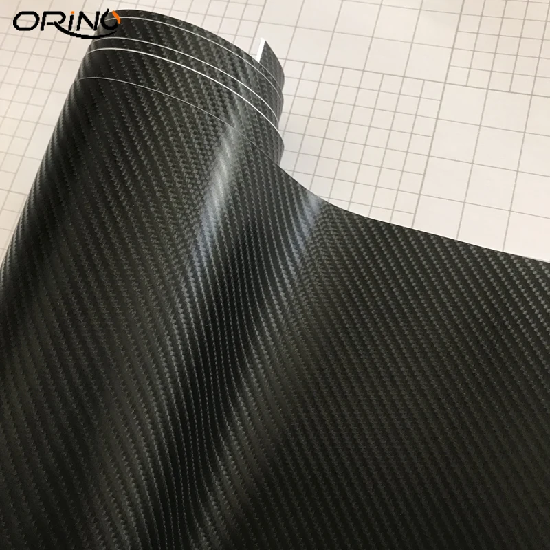 Black 4D Carbon Fiber Vinyl Film-1