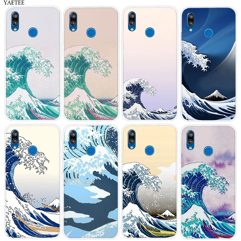 

The Great Wave off Kanagawa Japanese Riverdale Case For Huawei P30 P20 Mate 20 10 Pro P10 P9 P8 lite Mini 2017 P Smart 2019 2018