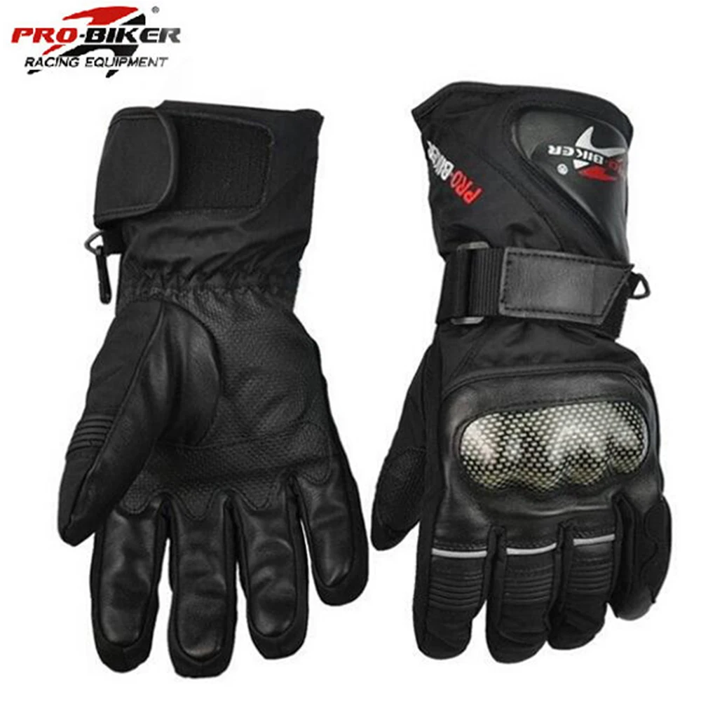 Pro-Biker Guantes Мотоциклетные Перчатки Водонепроницаемые кожаные перчатки мотоциклетные зимние теплые велосипедные перчатки для мотокросса Мотоциклетные Перчатки