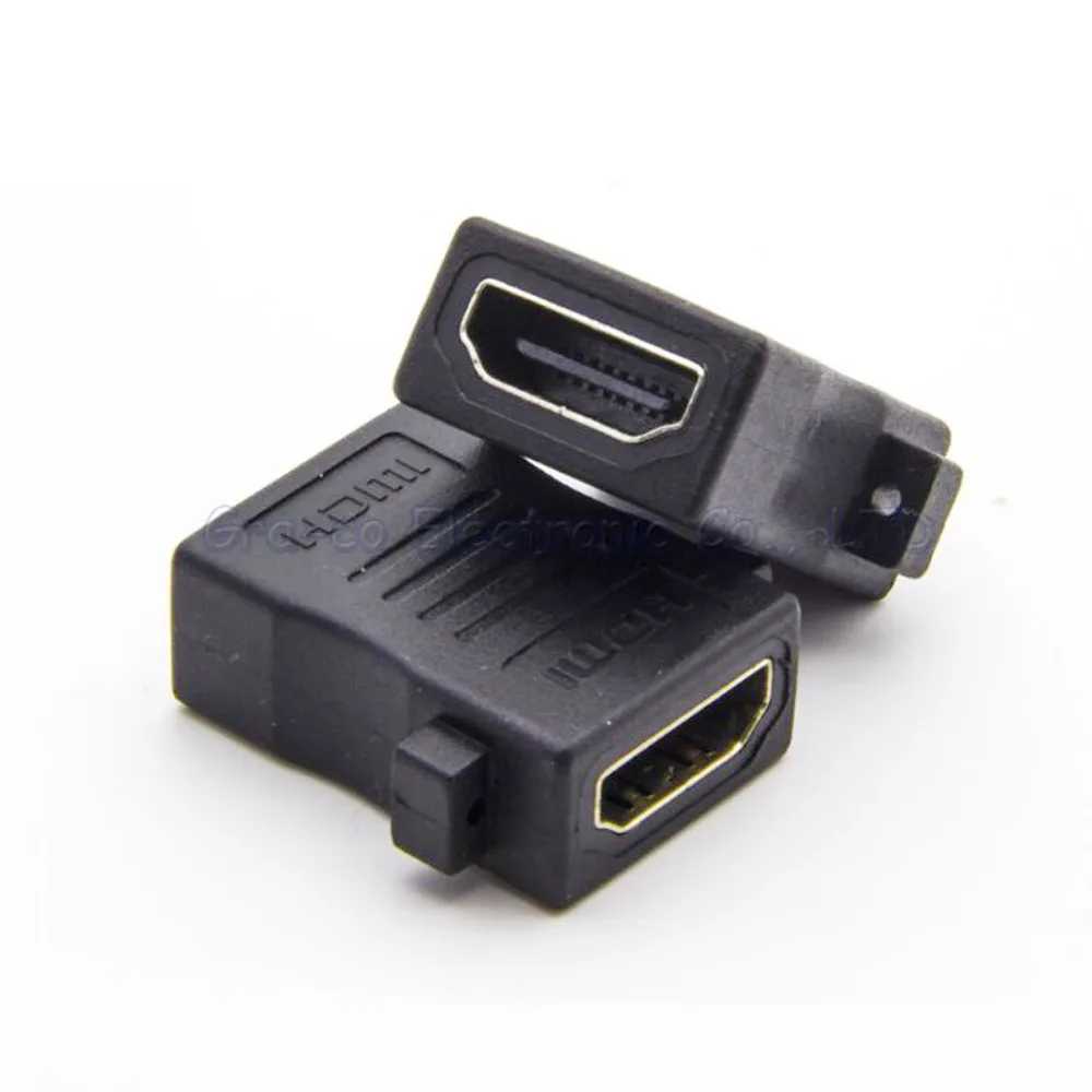 5 шт. HDMI 1 4 Φ панель с ушным адаптером 180 градусов | Электроника