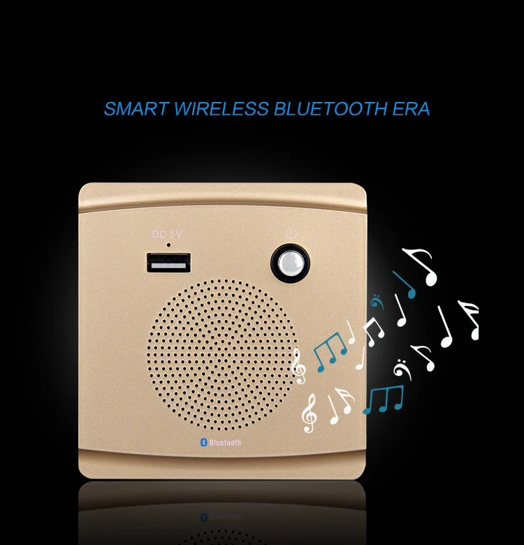 

86 Wall socket speakers Intelligent bluetooth audio panel bluetooth speaker For Home theater background music