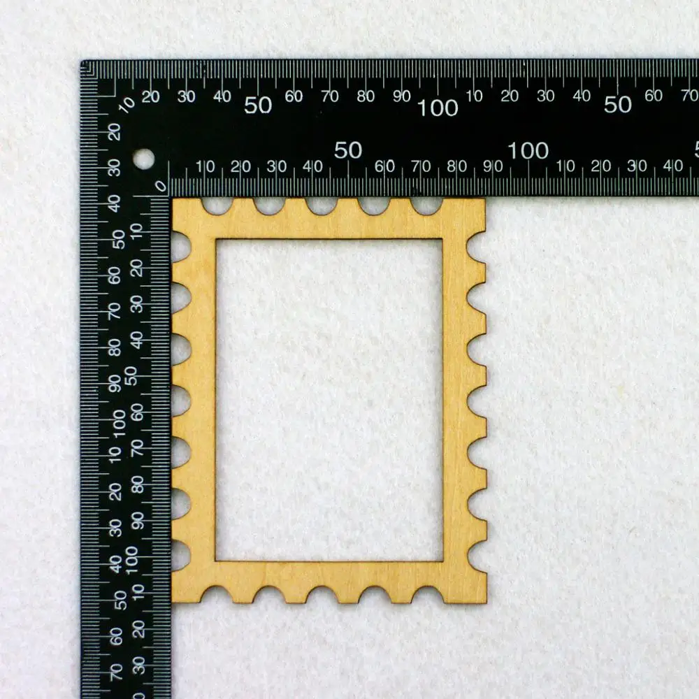 Qdai 12 шт./лот DIY продукты 8,5 см X 11 см фоторамка изделия деревянная шпон рамка украшения для скрапбукинга WF048