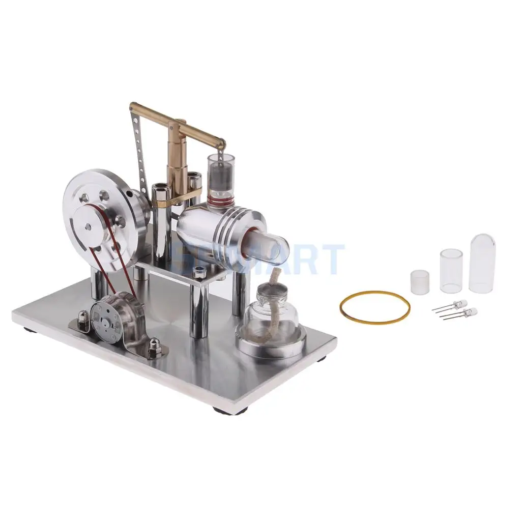 

Mini Hot Air Balance Stirling Engine Generator Motor Model Science & Discovery Toys Educational Toy Kits Physics Experiment