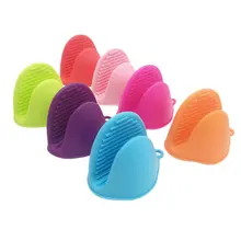 1 пара силиконовых перчаток кухня Анти-Горячая микроволновая печь изоляция Нескользящие Ганц Кухня барбекю духовка рукавицы кухонные перчатки