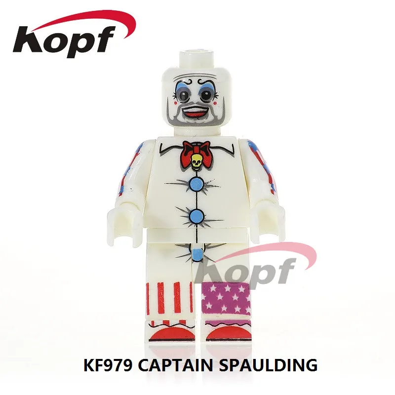 Single Sale Super Heroes Captain Spaulding Hulk Hogan Rocky Balboa Venom Building font b Blocks b