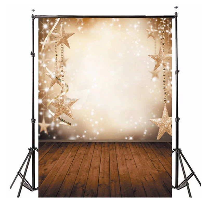 Vinyl Valentine Day Christmas Photography Backdrop Photo Background Five-pointed star 10x10ft vinyl backdrops for photography valentine day photography background qr217