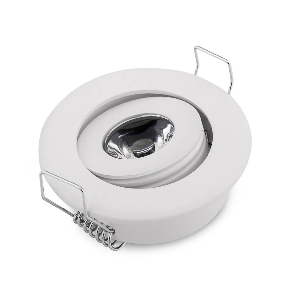 

Free shipping High Power LED Light 1w 1X3W dimming AC85-265V LED spotlights round mini led down lights