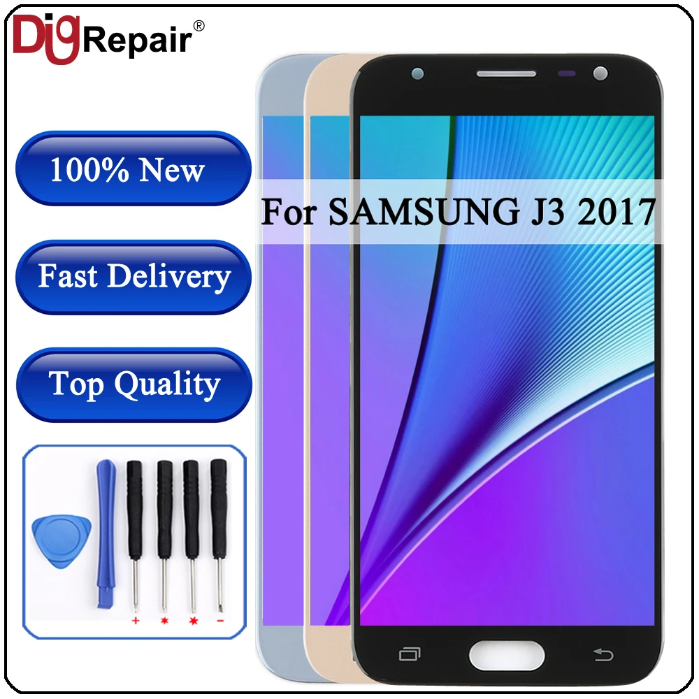 

j330 lcd Display For Samsung Galaxy J3 2017 LCD J330 J330F J330G LCD Display Touch Screen Digitizer For Samsung J3 2017 screen