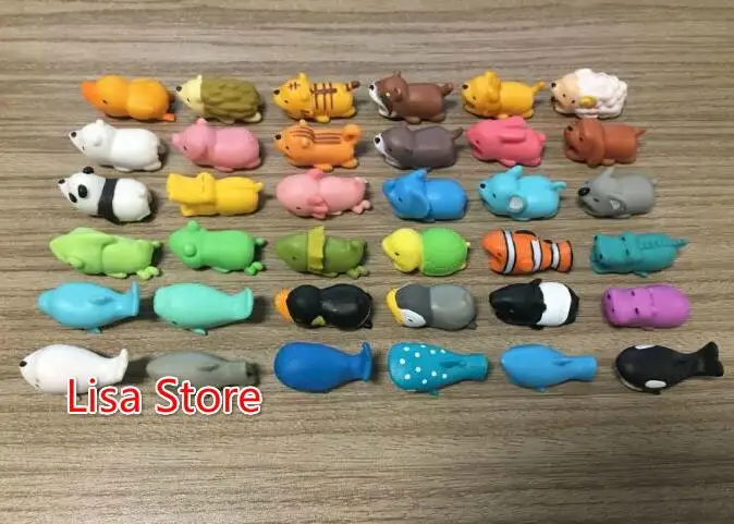 Free DHL 200pcs (36 styles) Animal USB Phone
