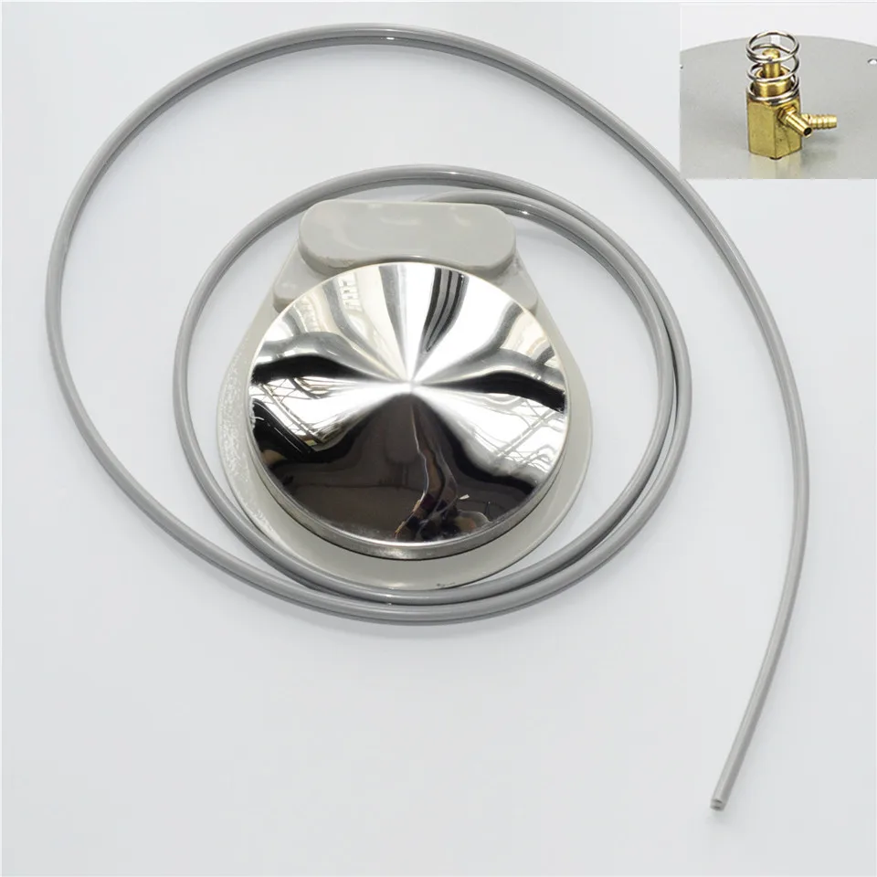 On Sale 1Set Dental Foot Control Pedal with Tube Cable 2 Hole for