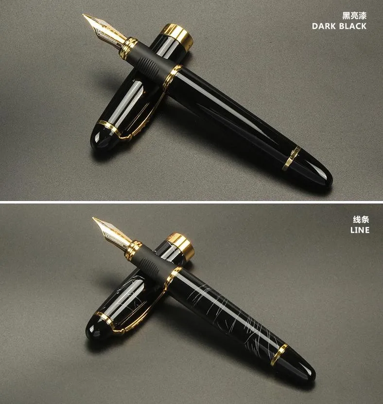 Jinhao X450 перьевая ручка 18KGP 0,7 мм перо с широким основанием Исполнительный синий мраморный 21 разная модель канцелярские школы и офиса письменные принадлежности Ручки для письма