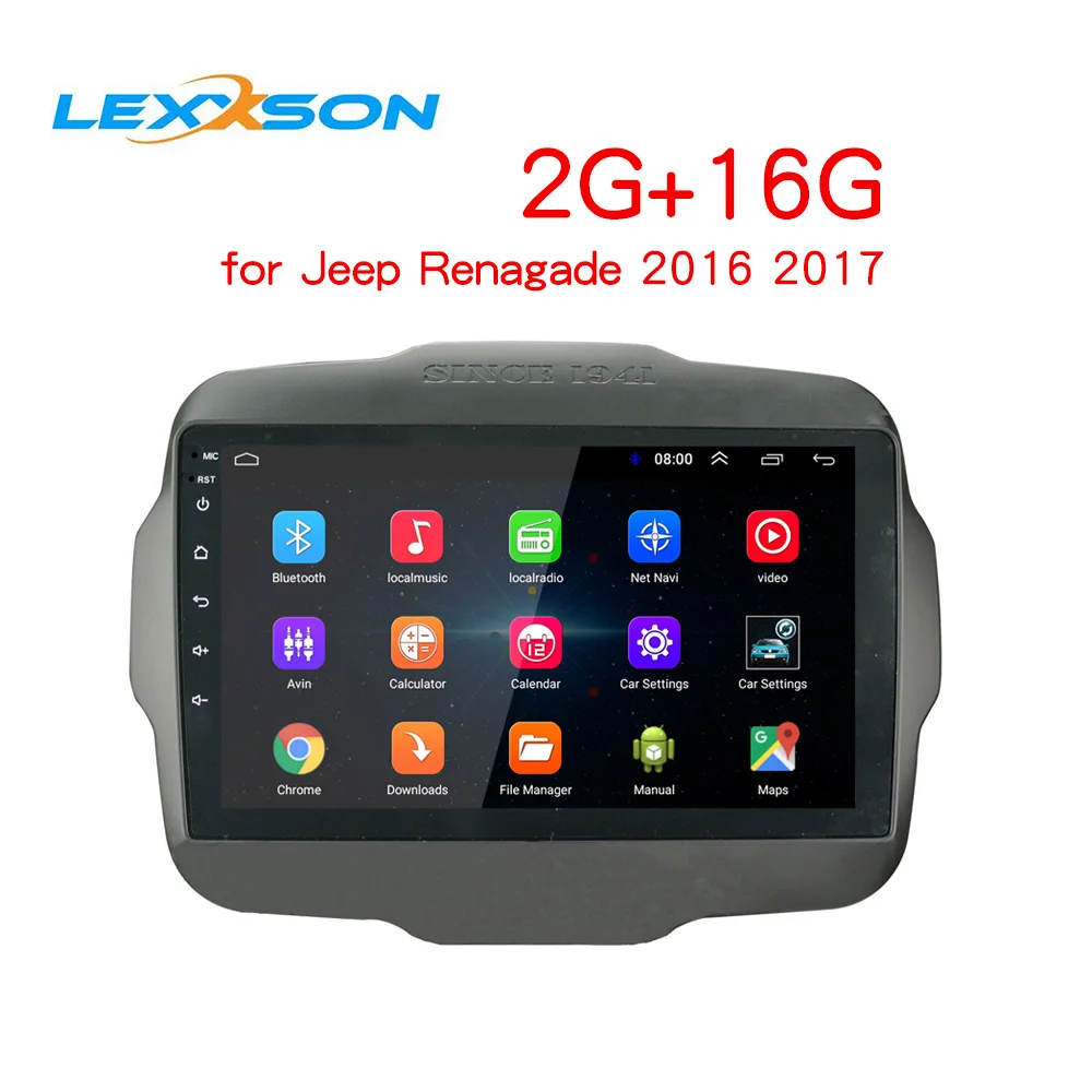 

Android 8.1 Car Radio GPS 2G+16G Stereo 9" Touch Screen HD Navigation Bluetooth 4.0 USB Player for Jeep Renegade 2015 2016 2017