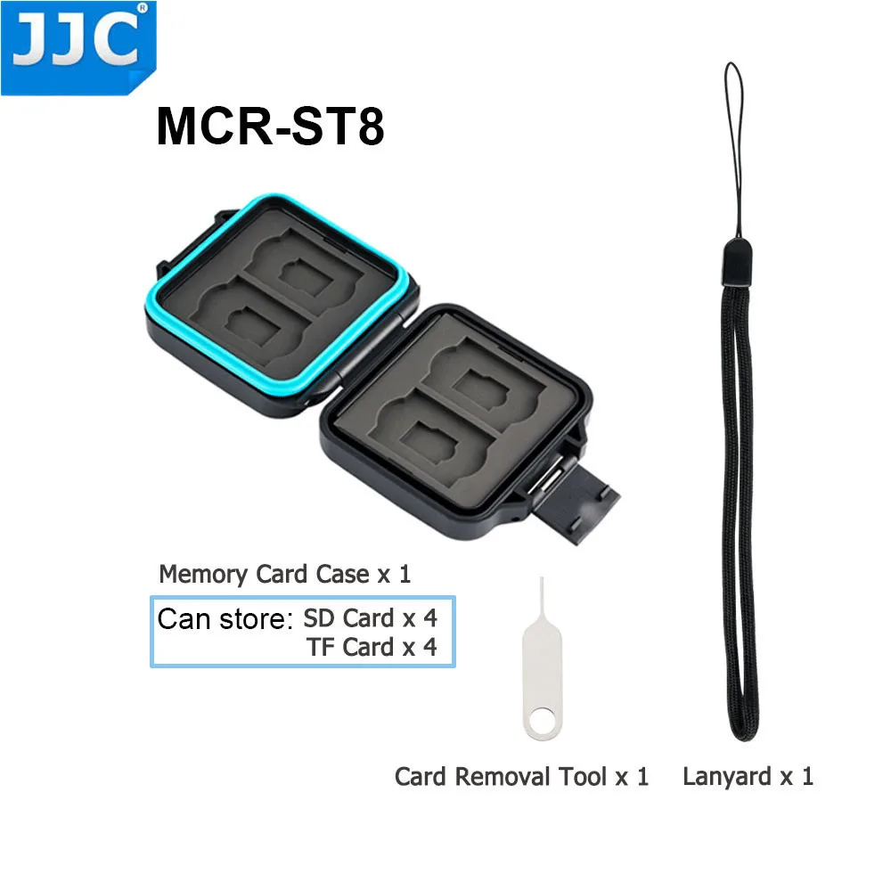 JJC камера хранения карт памяти Водонепроницаемый чехол для SD/Micro SD/TF/Micro SIM/Nano sim-карты