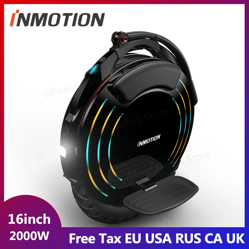 

INMOTION V10 V10F Electri Unicycle Balance Wheel bluetooth Speaker APP Led Light Foldable Handle 40km/h one wheel scooter ride