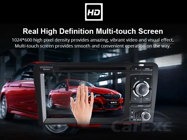Best Android 9.0  CAR DVD Player For Audi A3/S3(2003-2013)  GPS  Radio Navigation Multimedia Audio FM AM Radio Built in CarPlay  DAB+ 15