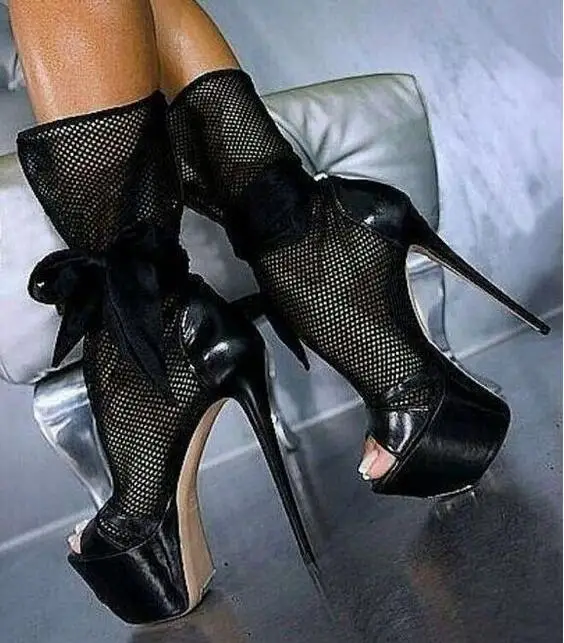 thigh high boots with toes out