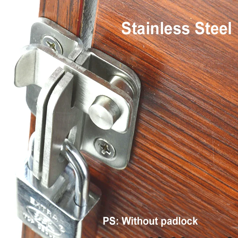 

LHX Stainless Steel Latch Bolt 1pcs for Door Window Cabinet Drawer Personal Safe Home Security Hardware YP226i