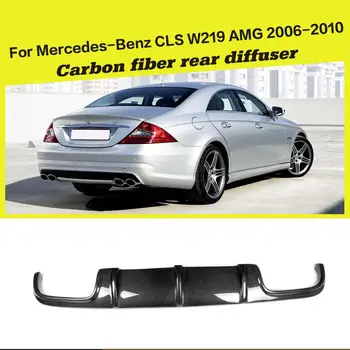 

Carbon Rear Diffuser Car Bumper Lip Spoiler For Mercedes-Benz CLS Class W219 CLS63 AMG Bumper