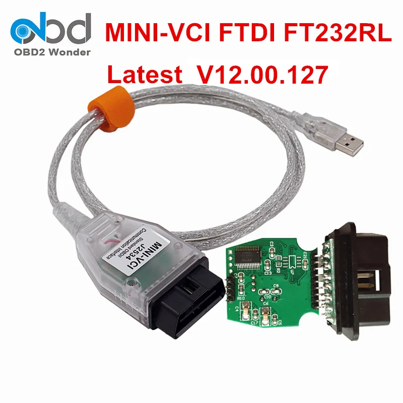 Prix pour Meilleur Prix Mini VCI Pour Toyota Communication Interface Mini VCI J2534 V12.00.127 TIS Techstream OBD2 Câble De Diagnostic Connecteur Prix pour Meilleur Prix Mini VCI Pour Toyota Communication Interface Mini VCI J2534 V12.00.127 TIS Techstream OBD2 Câble De Diagnostic Connecteur